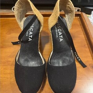 Viscata Barcelona Black and Tan Women's Shoes